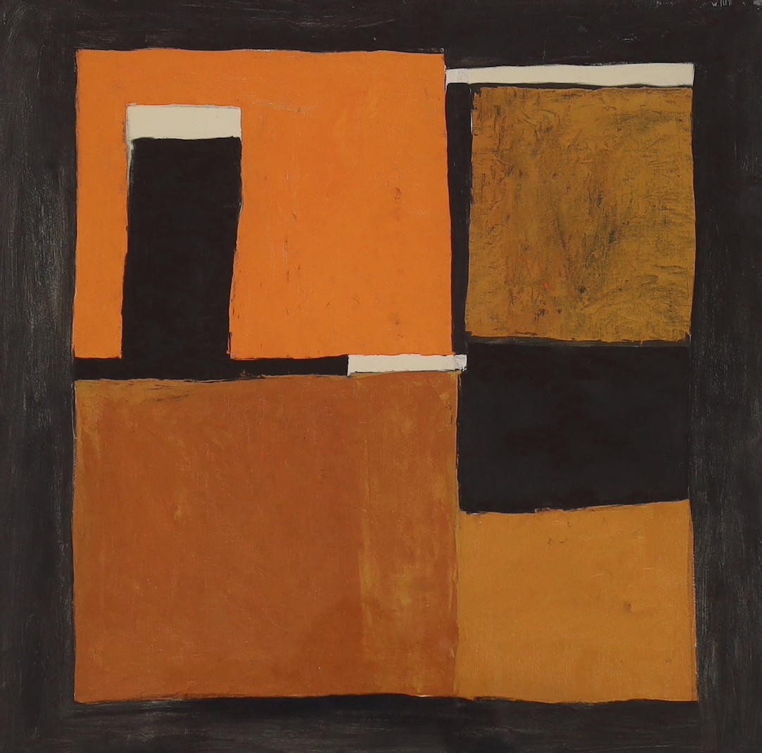 William Scott (1913-1989), Tate Fine Art Print, ‘Orange Black and White Composition, 1953', signed in the plate, 33 x 33cm